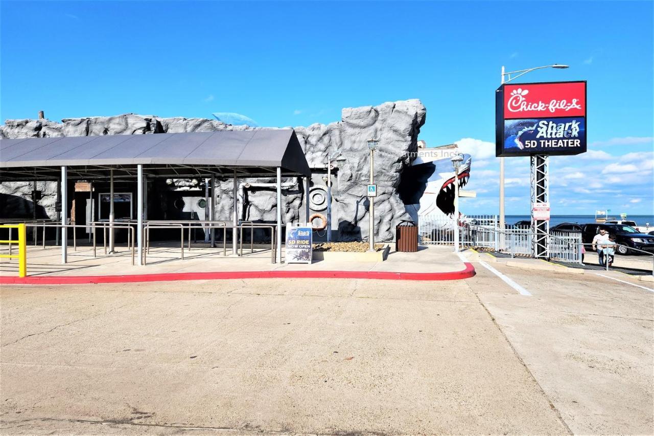Casaazul-2605A-Couples Retreat By Beach & Pleasure Pier 1 Block Away- 2Bed 2Bath- 7 Minutes To Cruise Terminal Galveston Exteriör bild